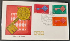 MONACO EUROPA 1968 FDC (F)