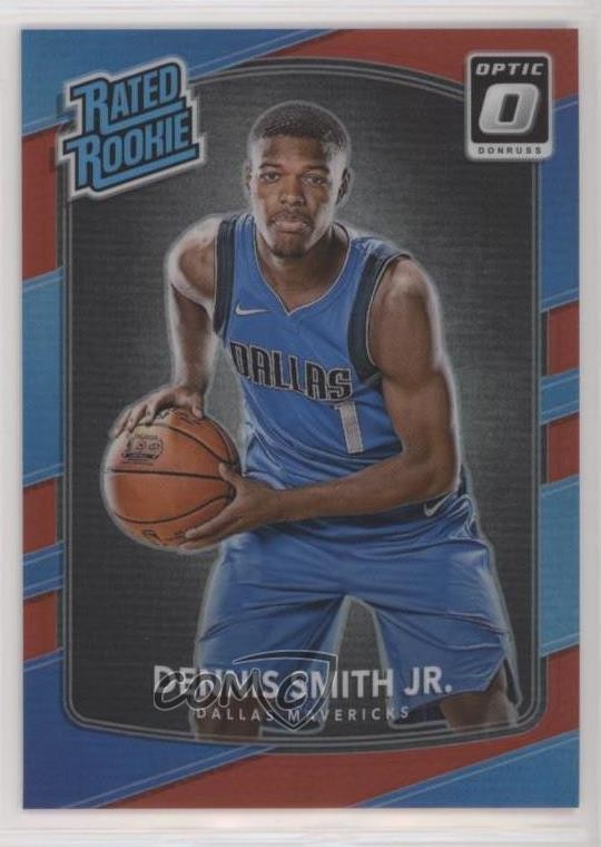 2017 Panini Donruss Optic Rated Rookie Red Prizm 43/99 Dennis Smith Jr #192 0c6