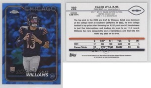2024 Topps Chrome Sapphire Edition Rookies Caleb Williams #202 Rookie RC