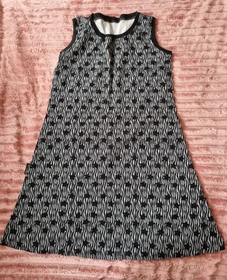 Handmade - Sommer Kleid - Gr. 158 / 164 Sterne schwarz Grau Girl
