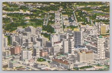 Postcard San Antonio, Texas, Downtown San Antonio Aerial View A14367