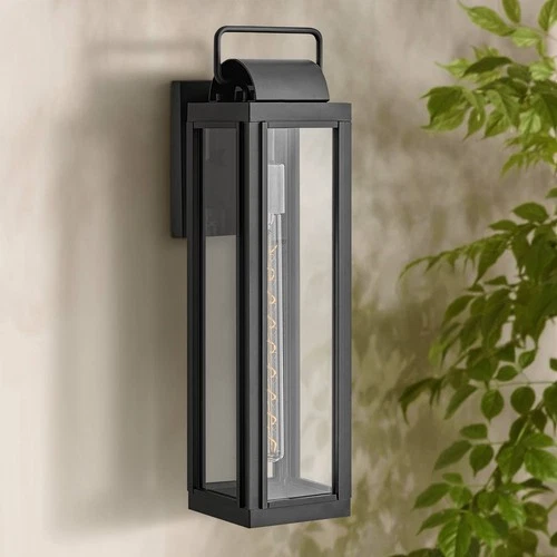 Hinkley Sag Harbor 21 1/4" High Black Outdoor Wall Light - Picture 1 of 6