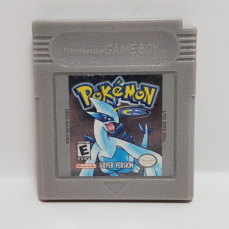 Pokémon: Silver Version (Nintendo Game Boy Color, 2000) *AUTHENTIC-NEW BATTERY!*
