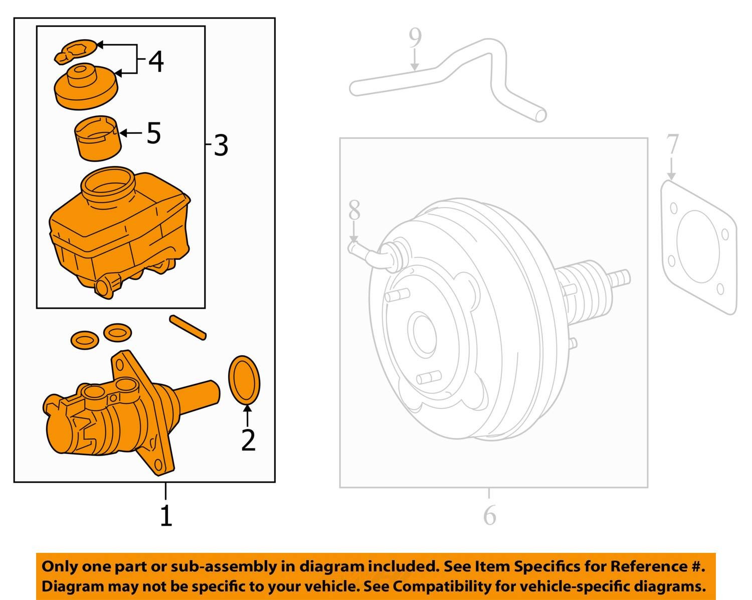 2016 Lexus IS 200t Brake Master Cylinder OEM 103K Miles - LKQ406884789