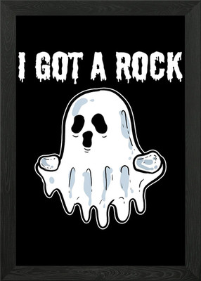 Got a Rock Maskottchen Geschenk gerahmtes Wandbild Poster Leinwanddruck Bild