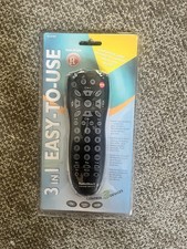 Radio Shack 3 in 1 Easy to Use Universal Remote Control 15-2147 New Unopened