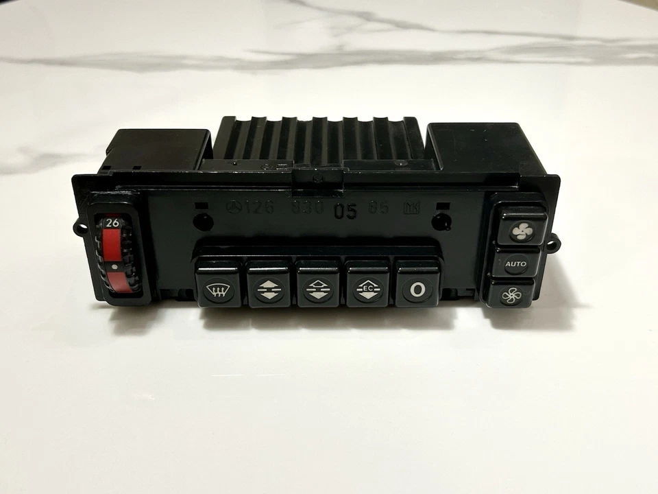 Unidade de controle climático Mercedes Benz W126 300SDL 420SEL 560SEL A/C fabricante de equipamento original 1268300585 - Imagem 4 de 4