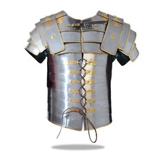 Roman Lorica Segmentata Armor 18g Steel Wearable Medieval Cosplay LARP Replica
