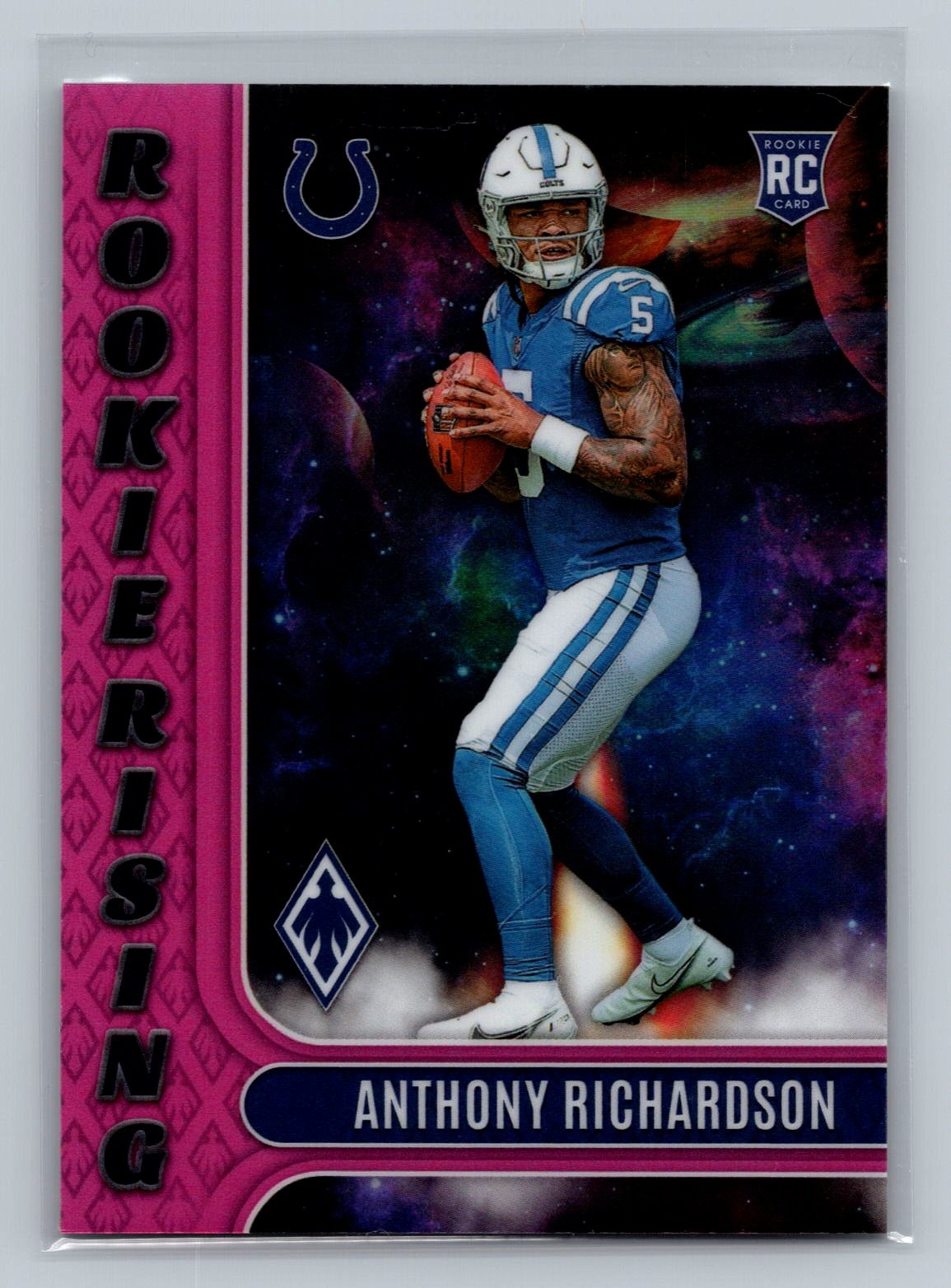 2023 Panini Phoenix Anthony Richardson Rookie Rising Pink #/175 #RIS-4