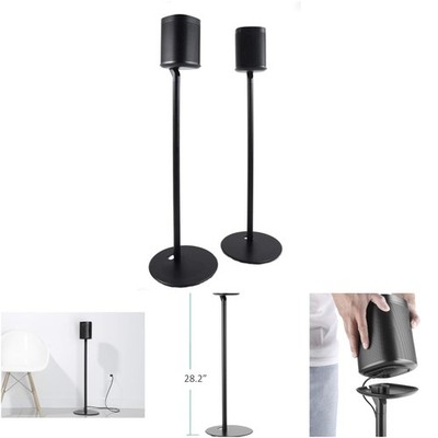 Fixed Height Floor Stand Sonos One SL Play 1 Compatible 2 Pack Black