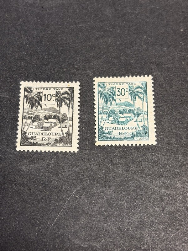 .39₵ Sale French Guadeloupe Stamps Postage Due MH