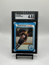 Topps 1979-80 Wayne Gretzky #18 SGC 4.5 Edmonton Oilers Ice Hockey Card