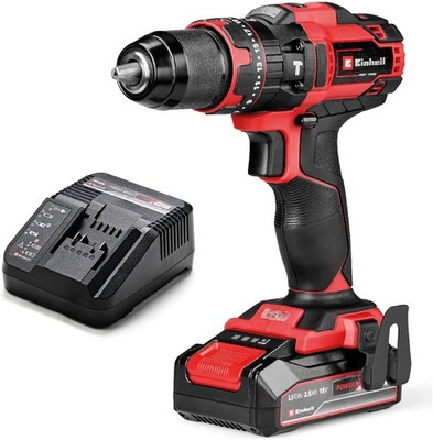 Einhell Akku-Schlagbohrschrauber TE-CD 18/44 Li-i 18V 44Nm 13mm inkl. 2,5Ah Akku