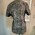PREMIERE by HEALING HANDS green floral scrub  - size M — photo 6