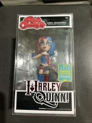 Funko Rock Candy: DC Universe - Harley Quinn - (Red , Blue) - San Diego Comic...