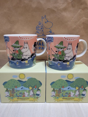Moominvalley Park Arabia 2026 SIMPLE JOY Mug Set of 2 Limited Edition Japan
