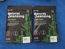 Bandoo Natural Cleansing Foot Pads, 20-count 2 Packs Of 10 SEALED Exp 12/2026