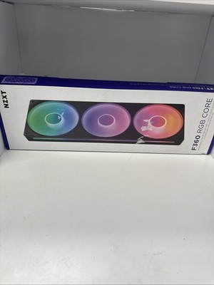 NZXT - F360 RGB Core - 360mm Single-Frame Case Fan Unit with 3 x 120mm RGB Fans