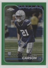 2024 Topps Chrome Rookies Green Refractor 71/99 Caelen Carson #276 18d9