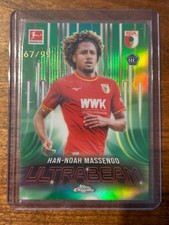 Han-Noah Massengo 2025-26 Topps Chrome Bundesliga Ultrabeam RC UB-13 Green /99
