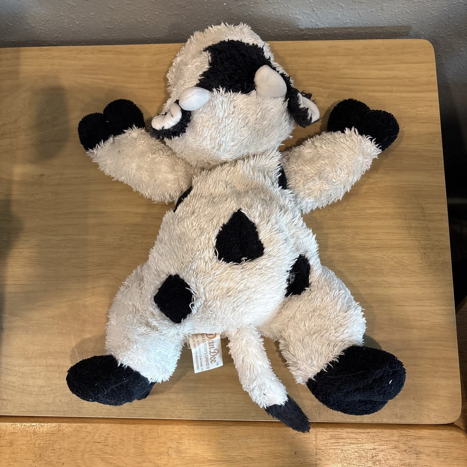 Dan Dee Collector’s Choice Black White Plush Stuffed Floppy Dairy Cow - Image 4 of 4
