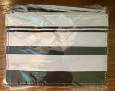 Balenciaga Paris Black White Fabric Women's Makeup Cosmetic Bag