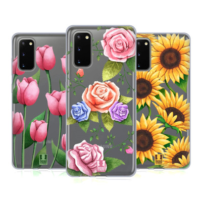 HEAD CASE DESIGNS BIOLOGISCHE BLUMEN 2 SOFT GEL HANDYHÜLLE FÜR SAMSUNG HANDYS 1