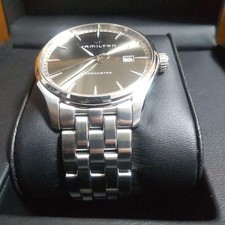 Hamilton Jazzmaster Gent Watch Stainless 40mm Silver Dial Quartz Genuine 8
