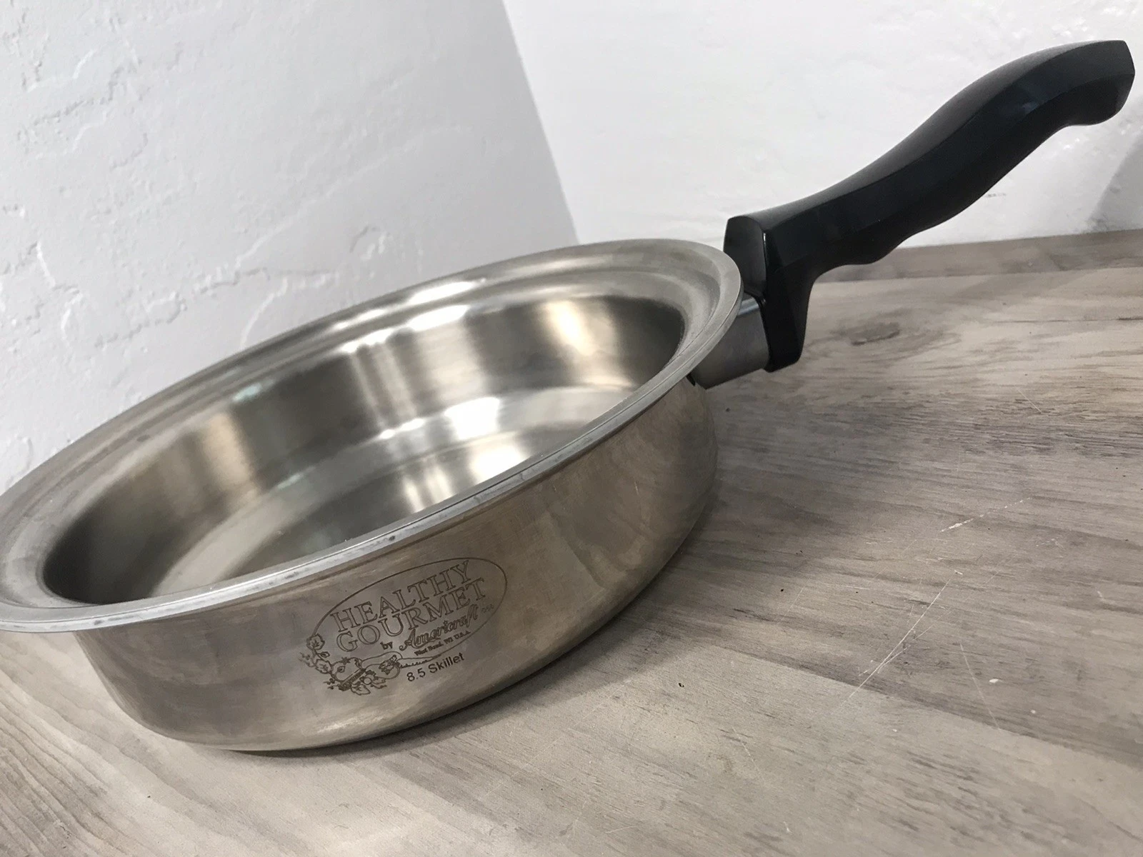 Americraft Stainless Steel 8.5 Inch Skillet Healthy Gourmet Kitchen Craft