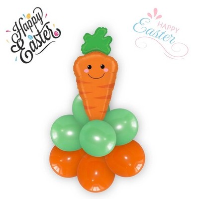 OSTERN Luftballons Banner Folie Hase Kaninchen Karotte Ei Latexballons Party Deko