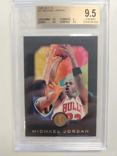 1995-96 Skybox E-XL - Michael Jordan #10 Bgs 9.5 Gem Mint FREE SHIPPING!