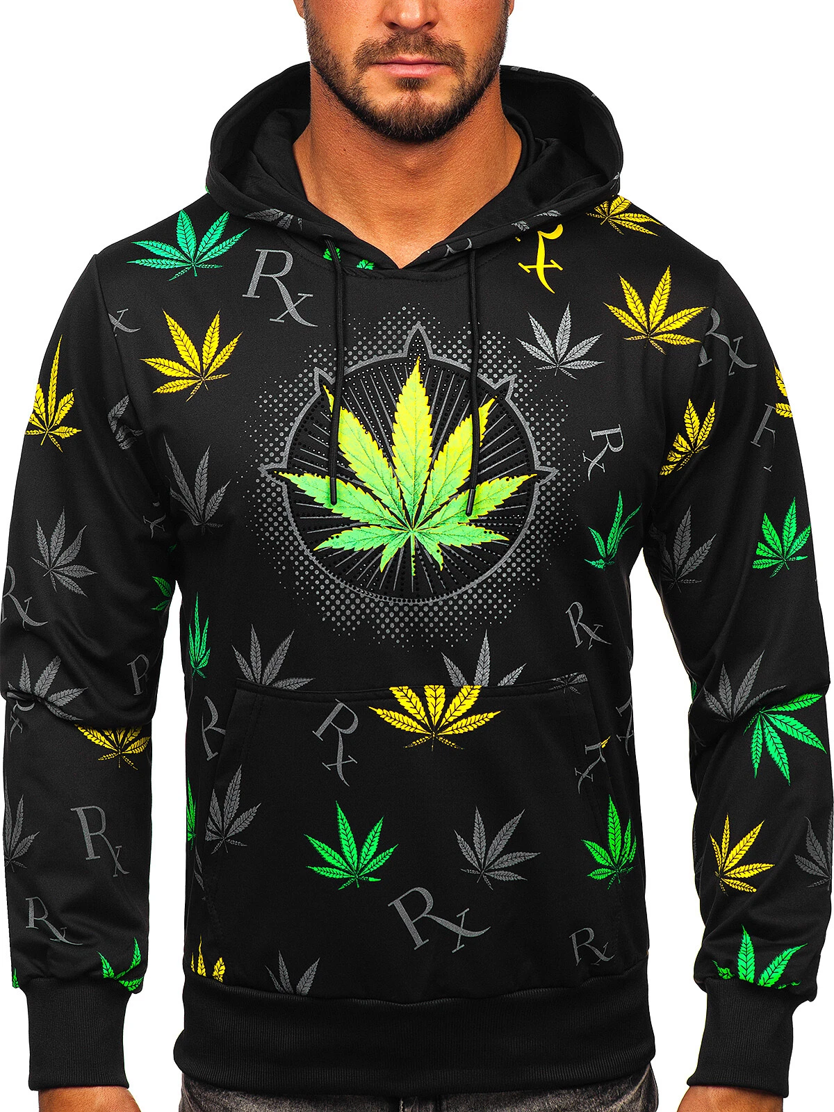 SACAI Felpa con cappuccio felpa fantasia stampa uomo mix stampa BOLF Print