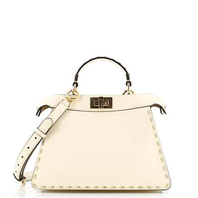 Fendi Peekaboo ISeeU Bag Studded Leather Small