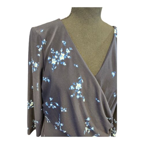 Ralph Lauren Navy/White Flowers V-Neck Sheath Dress Women’s Size 16 NWT $109 - Picture 4 of 9