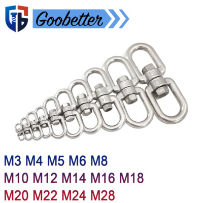 Swivel Eye Eye Shackle Stainless Steel A2 3mm-28mm Connector Ring Eye Shackle