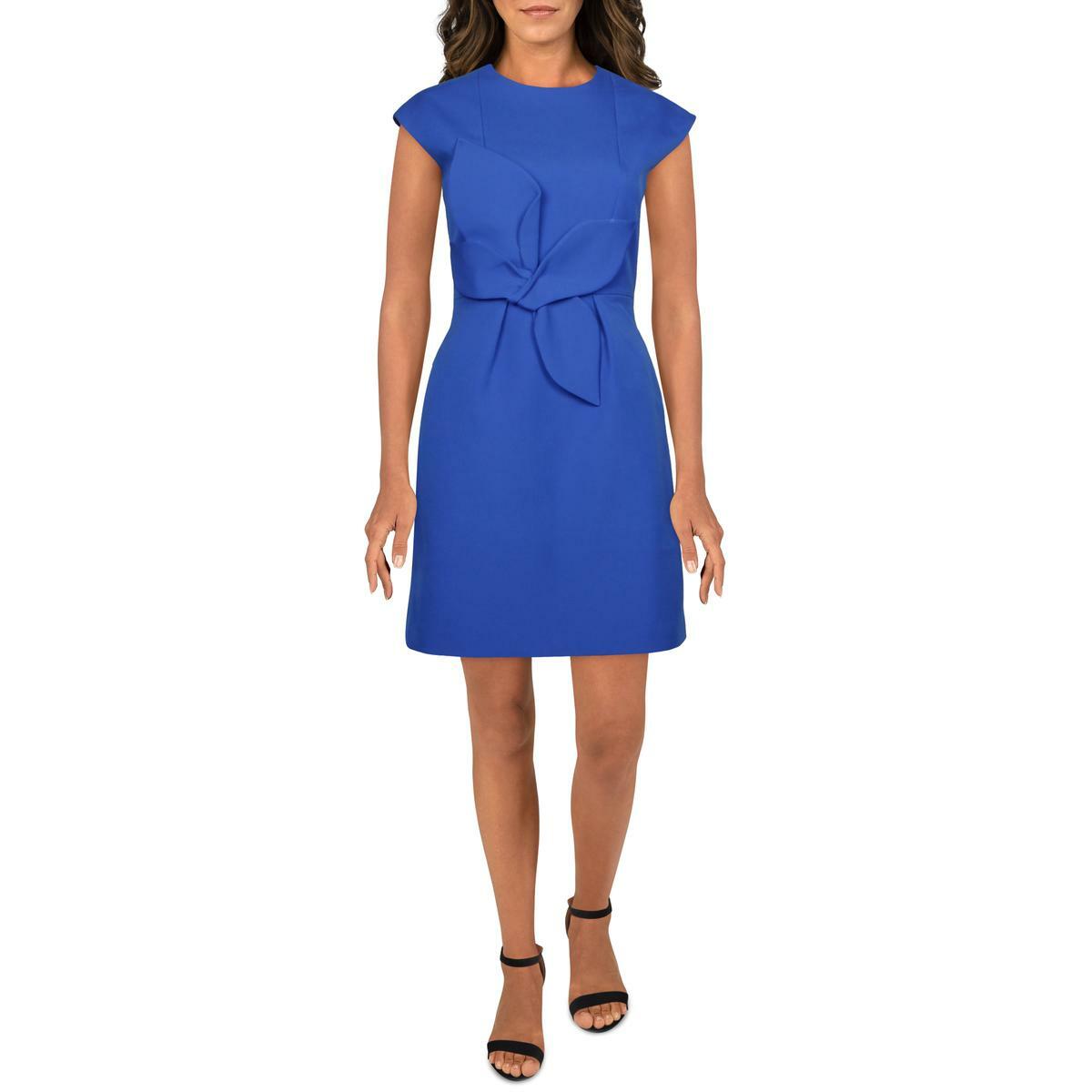 polly structured bow dress