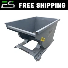 1/2 YD WRIGHT SELF DUMPING HOPPER- TRASH -DUMPSTER- RECYCLING- FREE SHIPPING