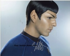 Star Trek (2009): Zachary Quinto "Mr. Spock" handsigniertes 8x10 Foto