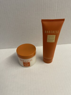 Borghese  Spa Tono Body Creme 2oz And Esfoliante Delicato 2.5 Oz