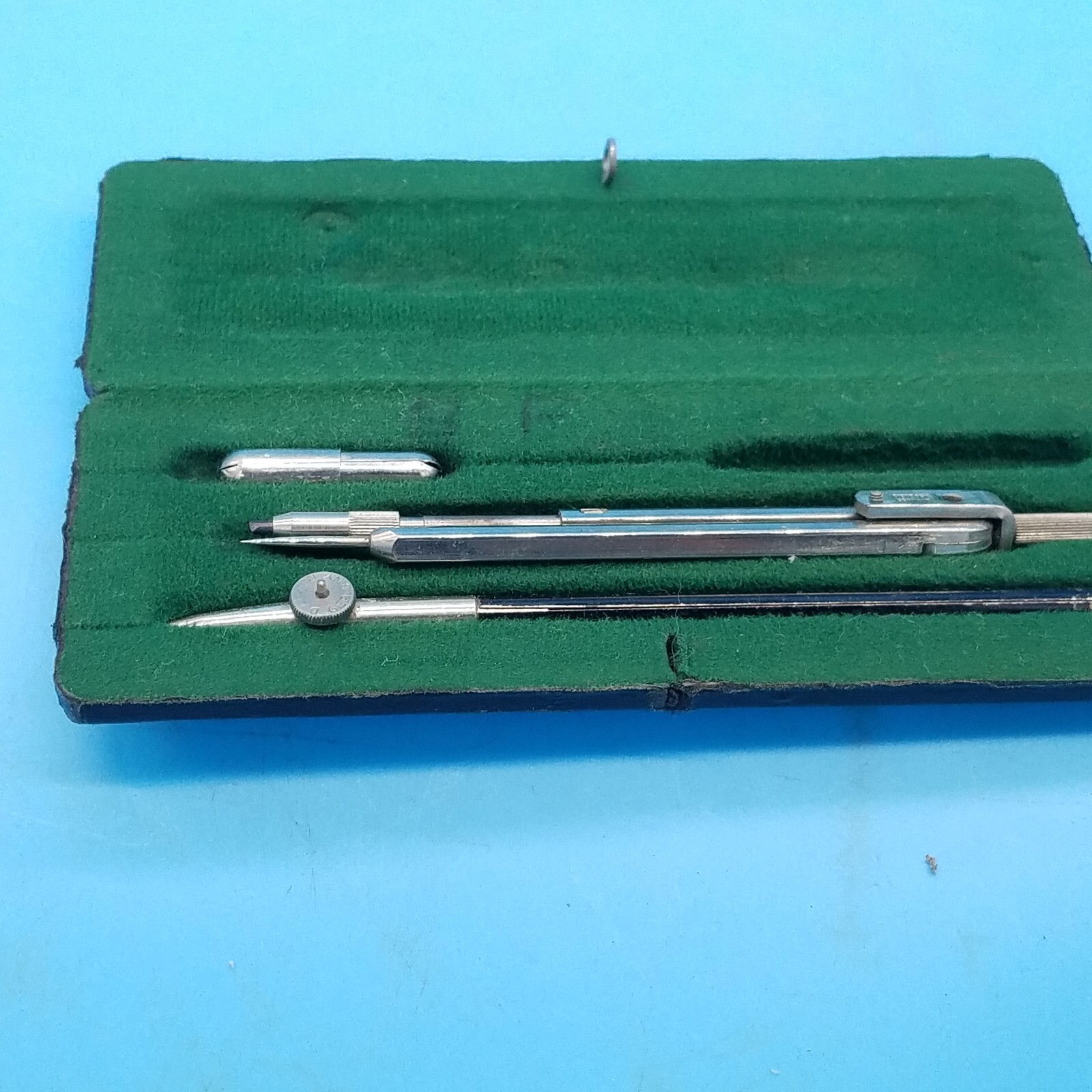 Vintage  Pocket Dietzgen  Drafting Tool Set with Case 1202-E Germany US Zone!!!