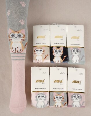 Kids Tights Girls 6-pairs Size 5-6Y ARTI ,Cotton,Events,Casual,PremiumHighQualit