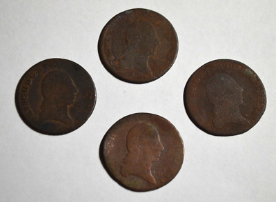 FOUR 1800 1 KRUEZER FRANZ II 1792-1835 AUSTRIA