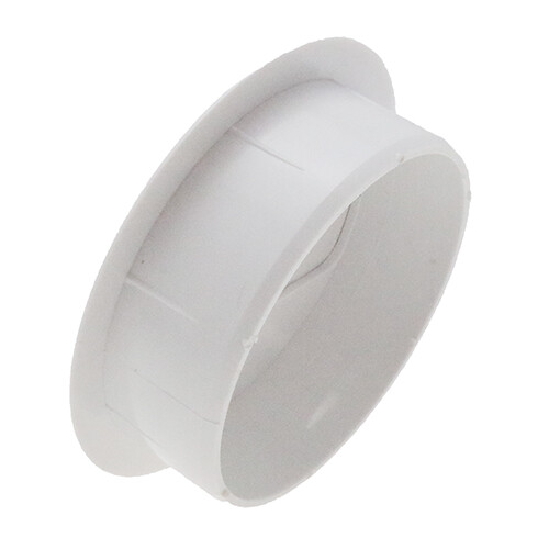10 White Desk Cable Tidies 65mm, Grommets, Hole Inserts, Cable Outlet, Organiser - Afbeelding 2 van 6