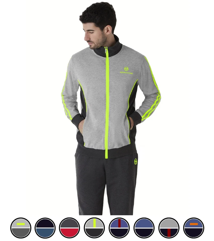 Tuta SERGIO TACCHINI cotone felpato UOMO manica lunga tuta INVERNALE 8 colori