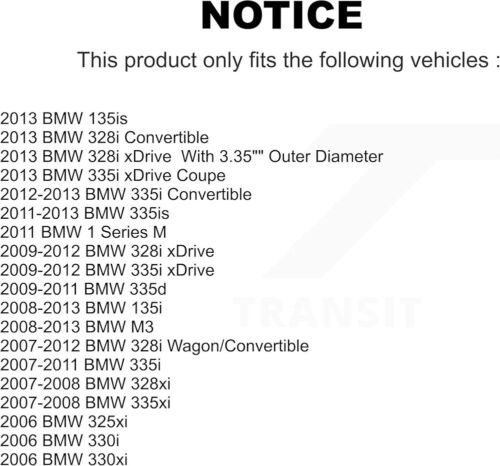 Rear Wheel Bearing For BMW 328i xDrive 335i 328xi M3 135i 335xi 330i 325xi 330xi - Foto 2 di 8