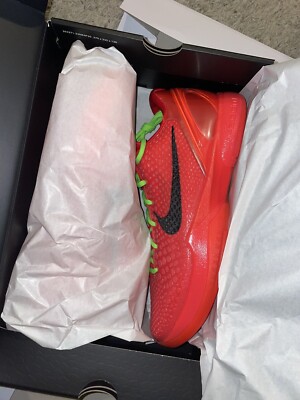 Nike Kobe 6 Protro Low Reverse Grinch sz 14