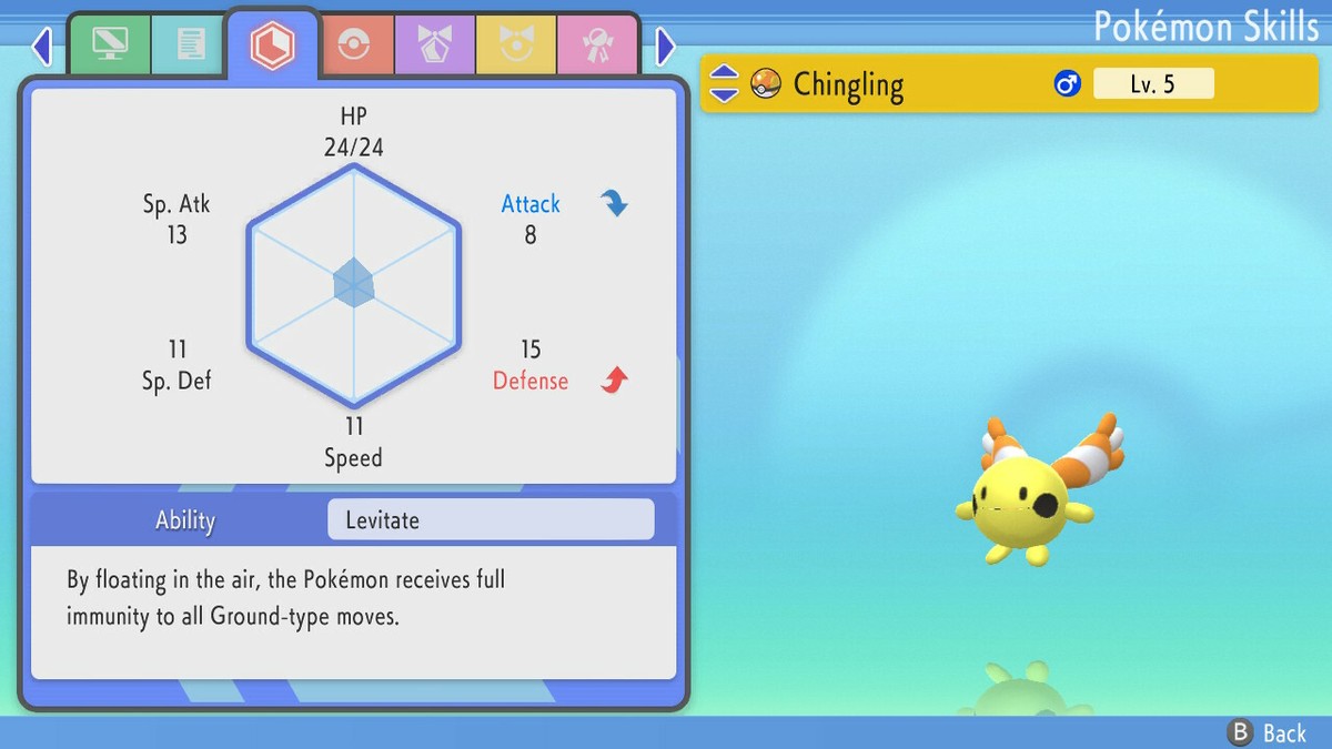 ✨ Shiny Chingling ✨ Pokemon Brilliant Diamond Shining Pearl 6IV