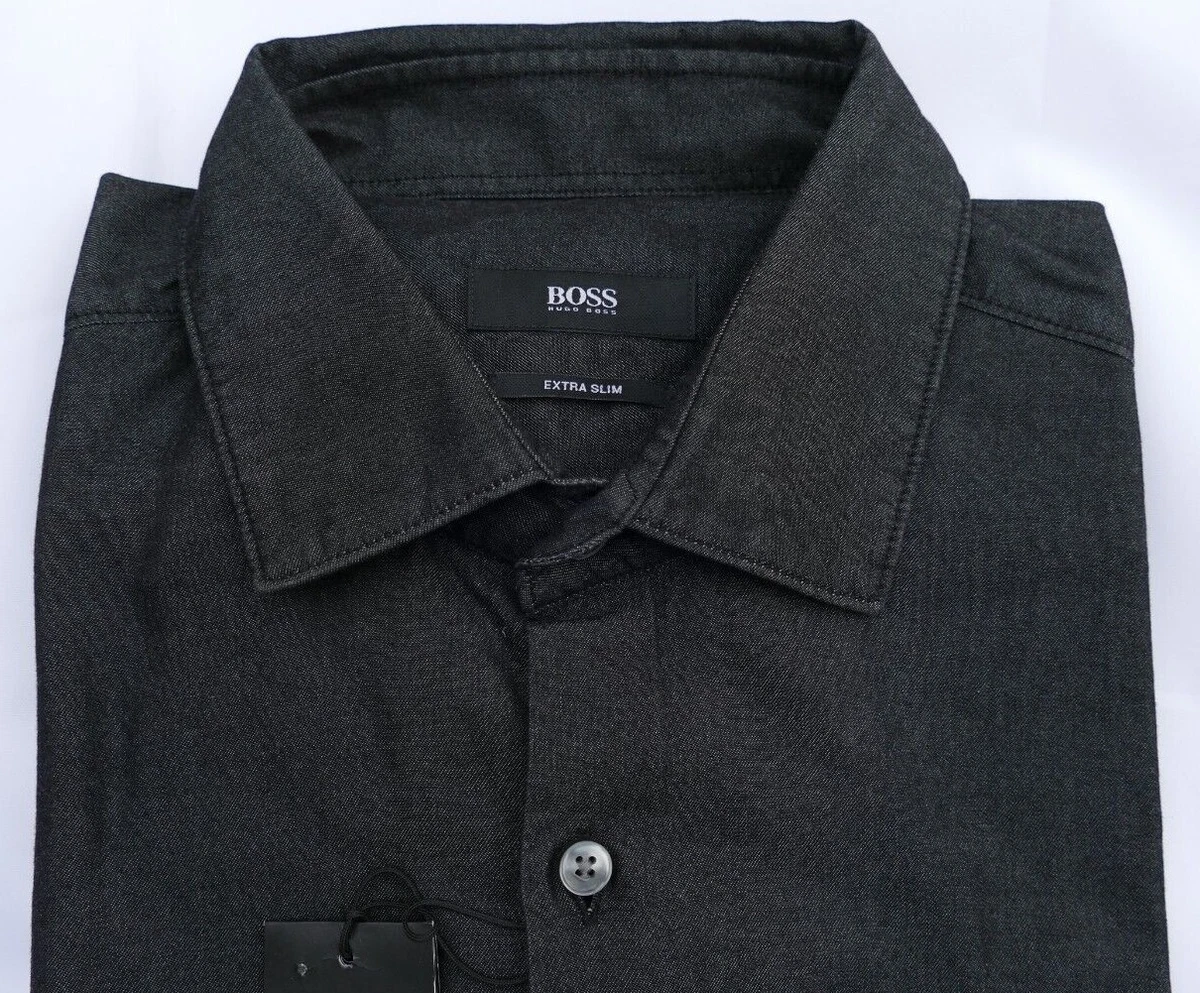 Boss black shirt slim fit 2025