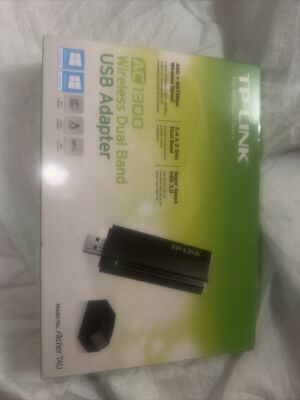 TP-LINK Archer T4U AC1300 Dual Band USB Adapter  USB 3.0 (NEW X25