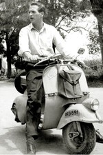 Poster Manifesto Locandina Cinema Film Paul Newman Vespa Stampa Vintage 32x47 Cm